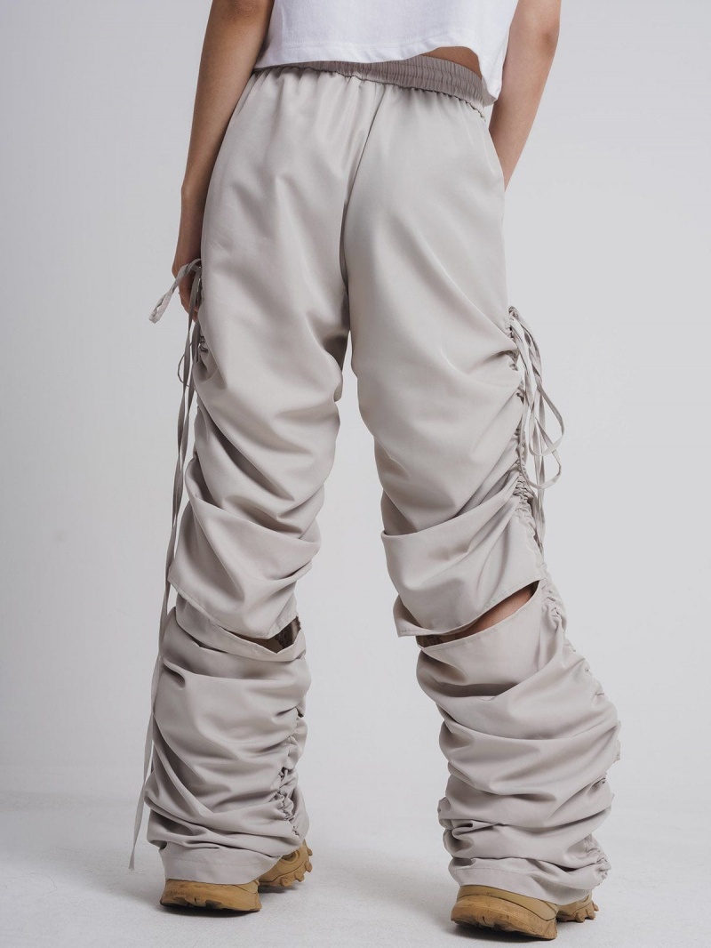 Blanche  Pantalon Cargo Aelfric Eden Drawstring Wrinkled Distressed - AGV-0470374